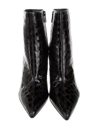Christian Louboutin So Kate Booty 85 Embossed Leather Boots