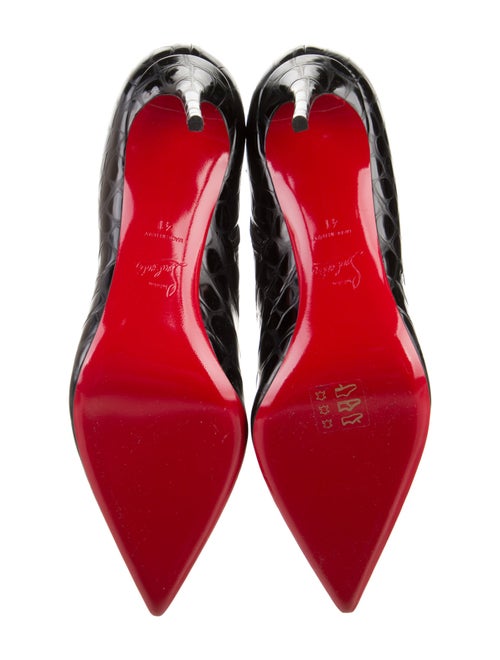 Christian Louboutin So Kate Booty 85 Embossed Leather Boots