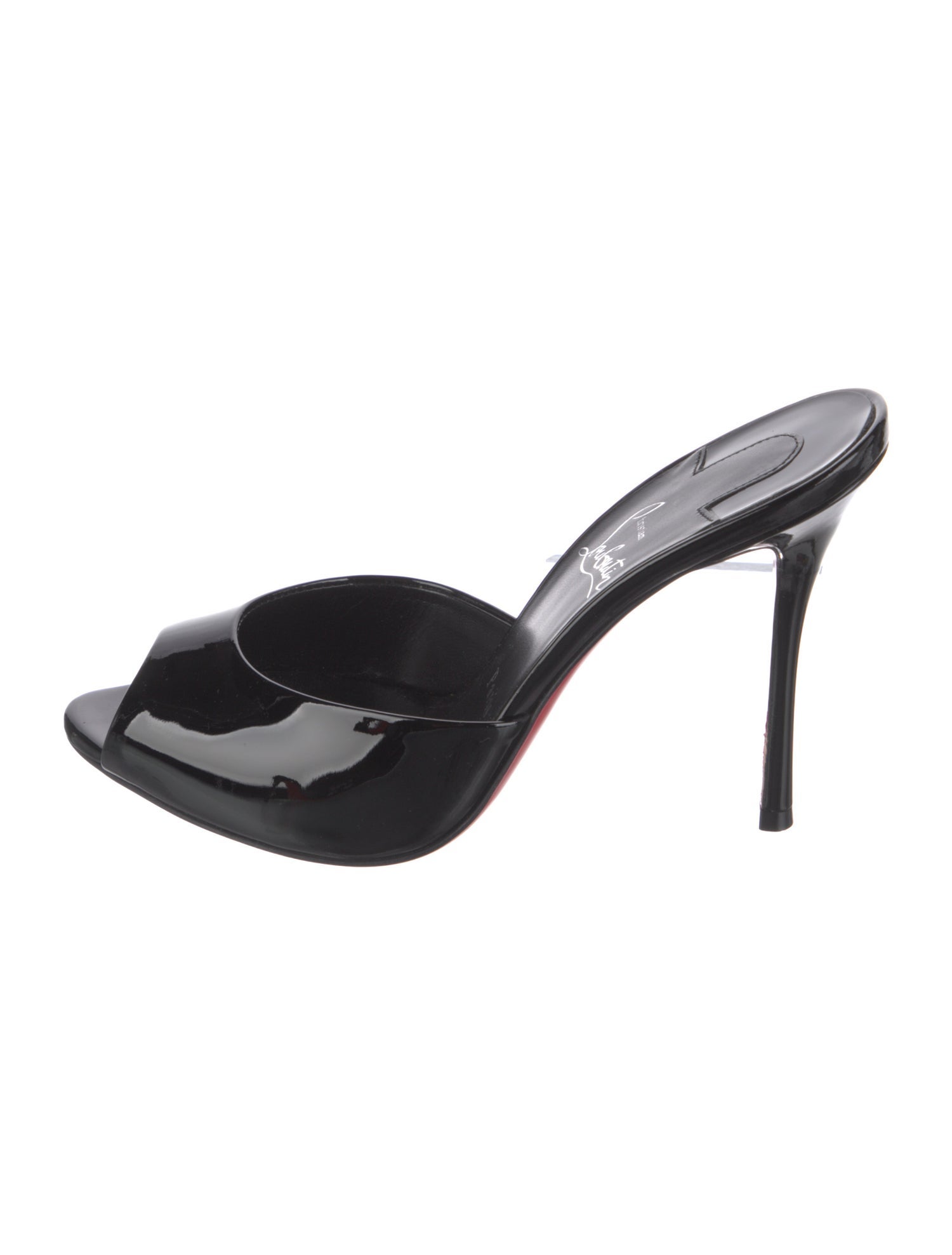 Christian Louboutin Patent Leather Mules