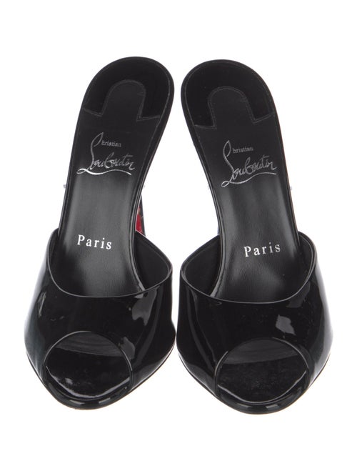 Christian Louboutin Patent Leather Mules