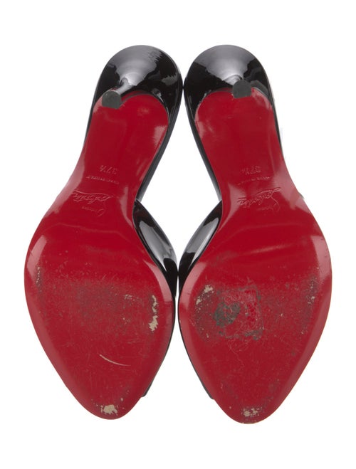 Christian Louboutin Patent Leather Mules