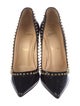 Christian Louboutin Spike Accents Patent Leather Pumps