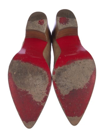 Christian Louboutin Suede Chelsea Boots