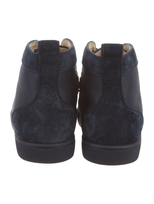 Christian Louboutin Spike Accents Canvas Sneakers