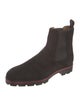 Christian Louboutin Spike Accents Suede Chelsea Boots