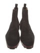 Christian Louboutin Spike Accents Suede Chelsea Boots