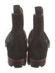Christian Louboutin Spike Accents Suede Chelsea Boots