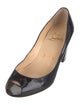 Christian Louboutin Peep Toe Patent Leather Pumps