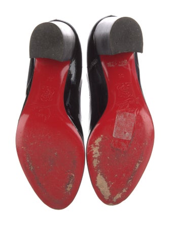 Christian Louboutin Peep Toe Patent Leather Pumps