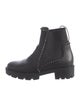 Christian Louboutin Spike Accents Leather Chelsea Boots