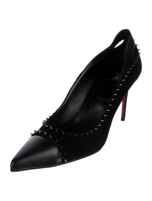 Christian Louboutin Duvette Spikes Spike Accents Pumps