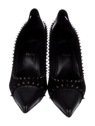 Christian Louboutin Duvette Spikes Spike Accents Pumps