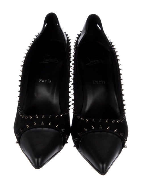 Christian Louboutin Duvette Spikes Spike Accents Pumps