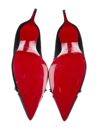 Christian Louboutin Duvette Spikes Spike Accents Pumps