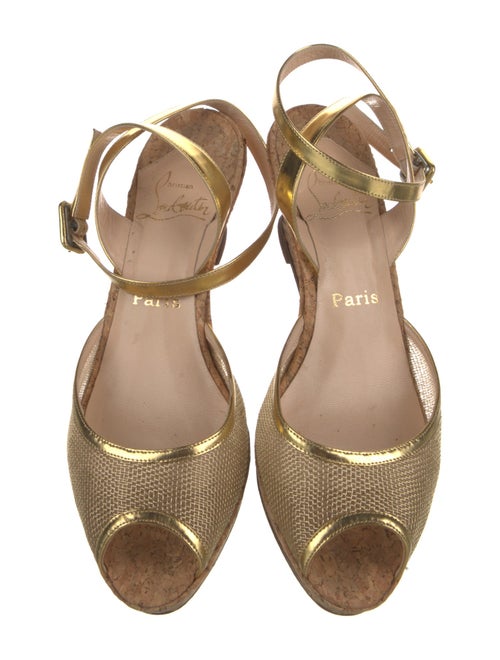 Christian Louboutin Mesh Mesh Accents Espadrilles