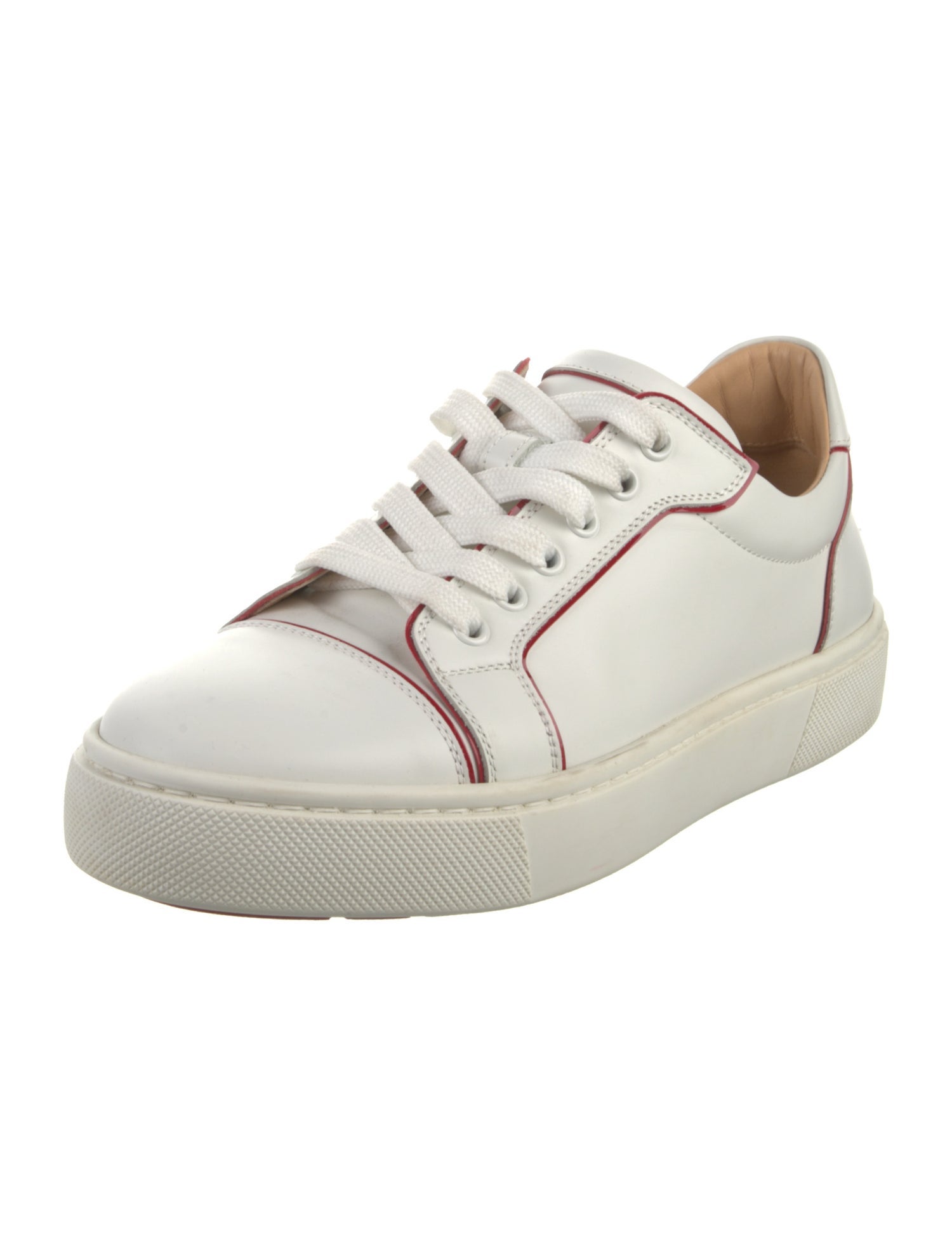 Christian Louboutin Leather Striped Sneakers