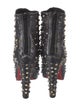Christian Louboutin Spike Accents Leather Boots