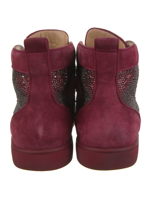 Christian Louboutin Suede Printed Sneakers