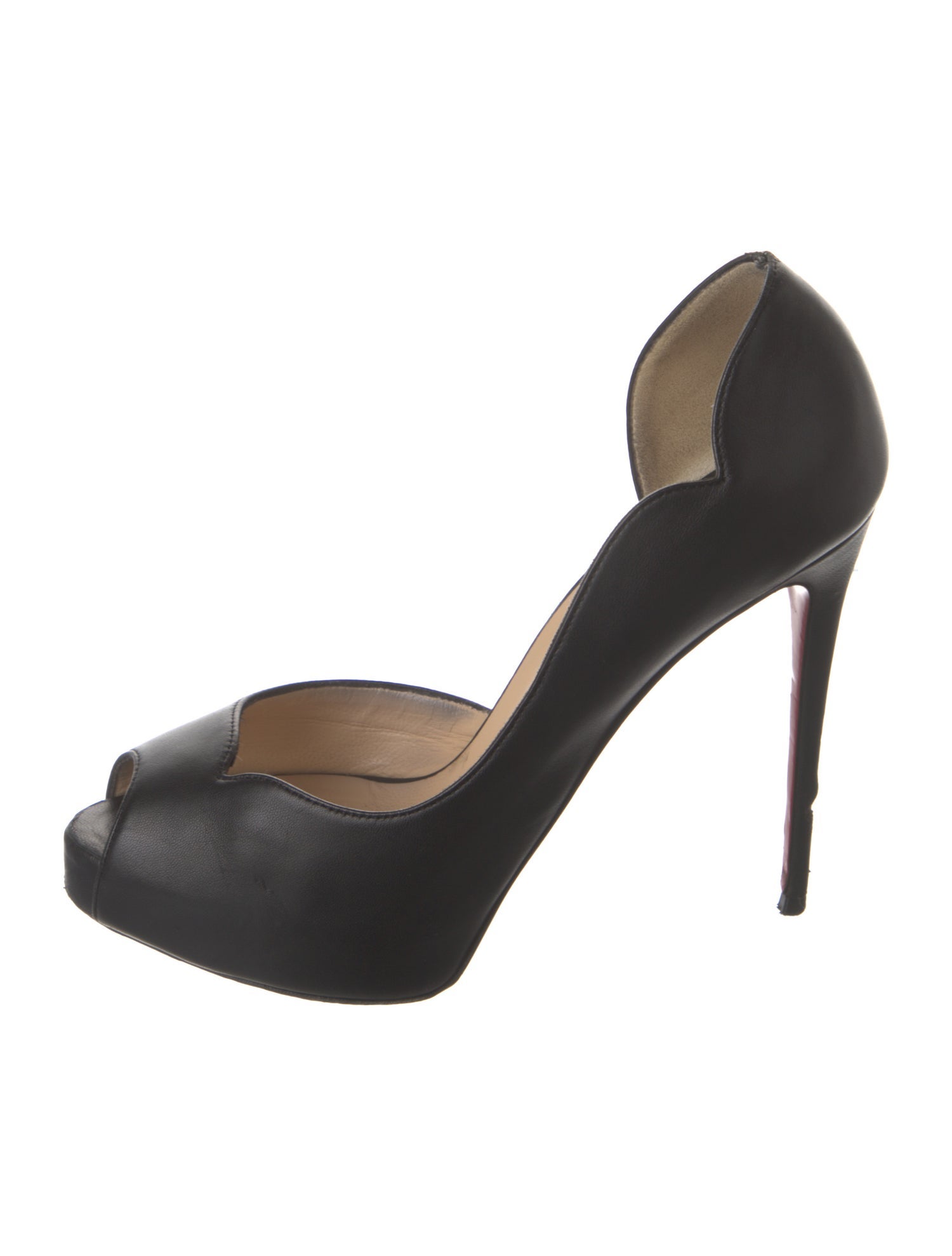 Christian Louboutin Leather D'Orsay Pumps