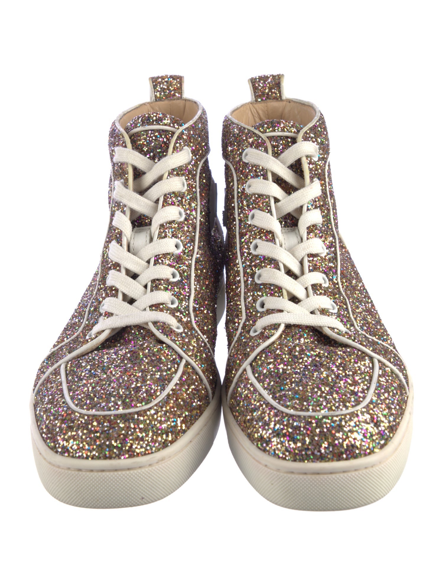 Christian Louboutin Glitter Glitter Accents Sneakers