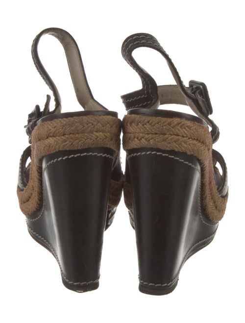 Christian Louboutin Leather Colorblock Pattern Espadrilles