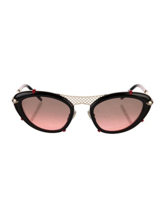 Christian Louboutin Cat-Eye Gradient Sunglasses
