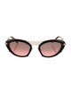 Christian Louboutin Cat-Eye Gradient Sunglasses