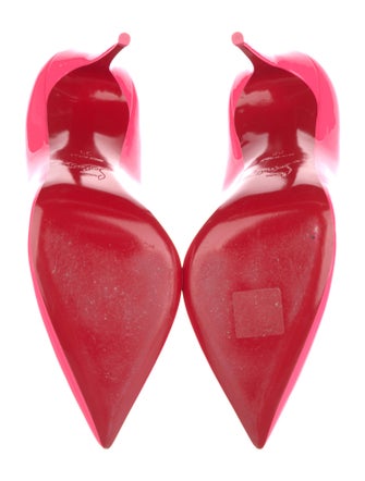 Christian Louboutin Patent Leather Scalloped Accent Pumps