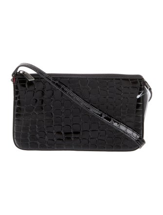 Christian Louboutin Embossed Leather Shoulder Bag