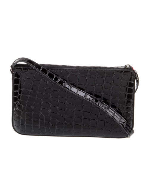 Christian Louboutin Embossed Leather Shoulder Bag