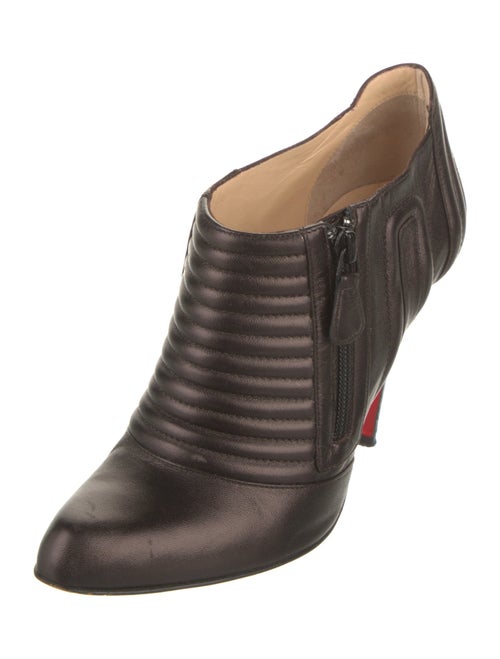 Christian Louboutin Leather Moto Boots
