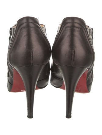 Christian Louboutin Leather Moto Boots