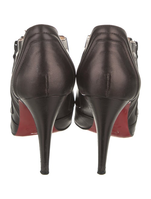 Christian Louboutin Leather Moto Boots