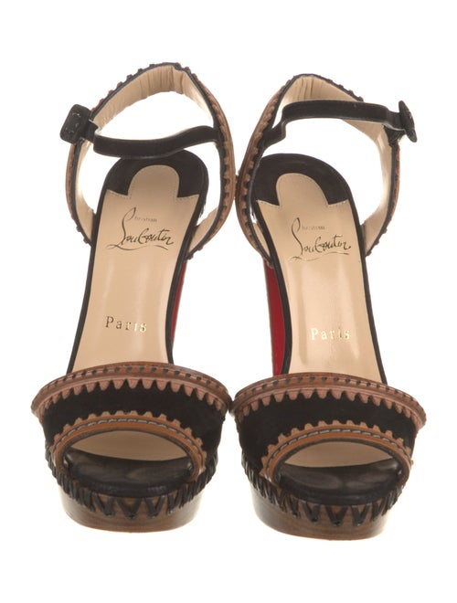 Christian Louboutin Trepi 140 Suede Sandals