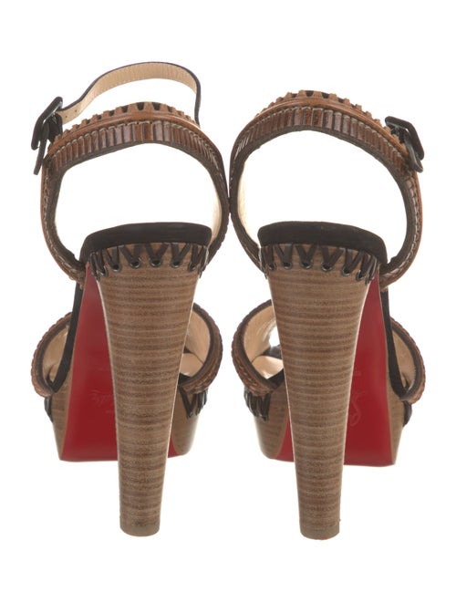 Christian Louboutin Trepi 140 Suede Sandals
