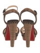 Christian Louboutin Trepi 140 Suede Sandals