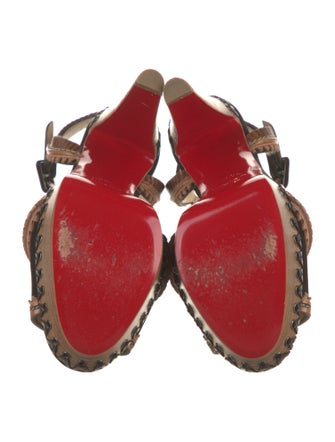 Christian Louboutin Trepi 140 Suede Sandals