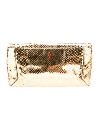 Christian Louboutin Snakeskin Minaudière
