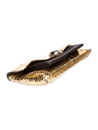 Christian Louboutin Snakeskin Minaudière