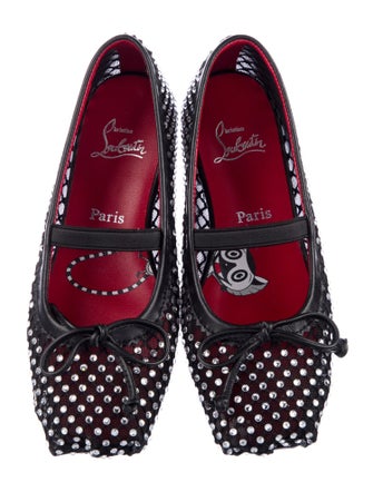 Christian Louboutin Girls' Mesh Ballet Flats