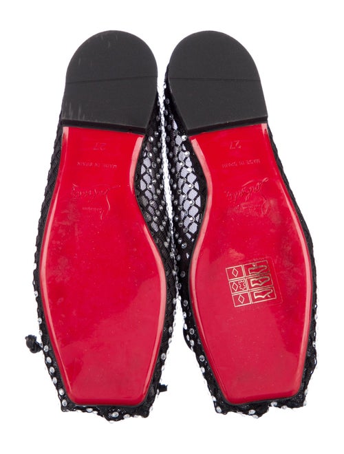 Christian Louboutin Girls' Mesh Ballet Flats