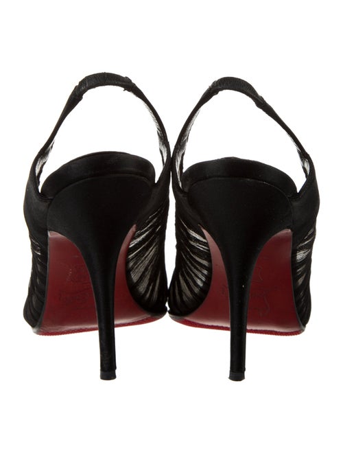 Christian Louboutin Mesh Slingback Pumps