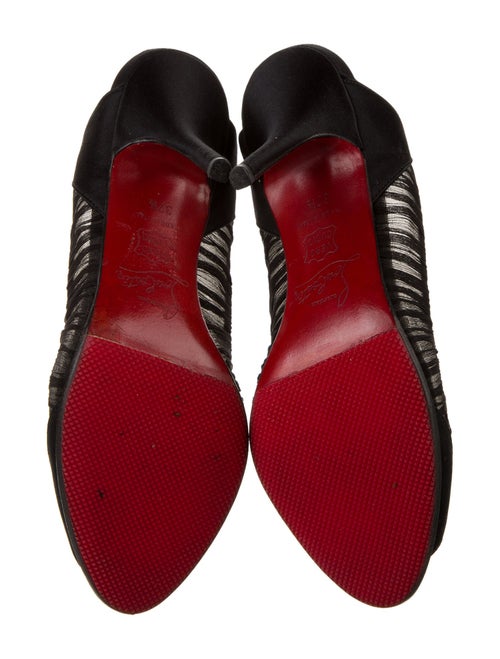 Christian Louboutin Mesh Slingback Pumps