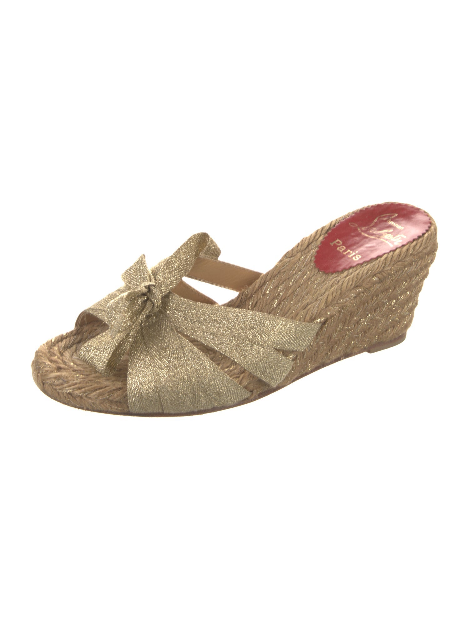 Christian Louboutin Bow Accents Espadrilles