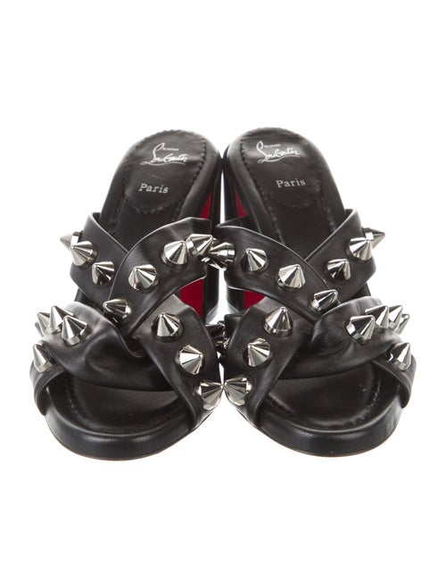 Christian Louboutin Spika Club Spike Accents Slides