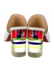 Christian Louboutin Leather Printed Slides