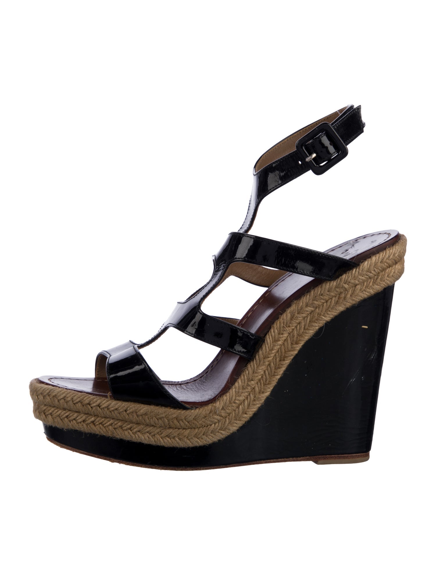 Christian Louboutin Patent Leather Espadrilles