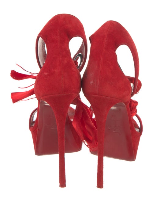 Christian Louboutin Suede D'Orsay Pumps