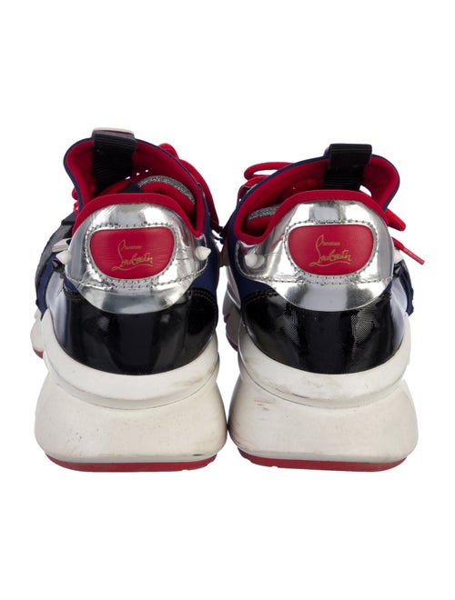 Christian Louboutin Neoprene Printed Athletic Sneakers