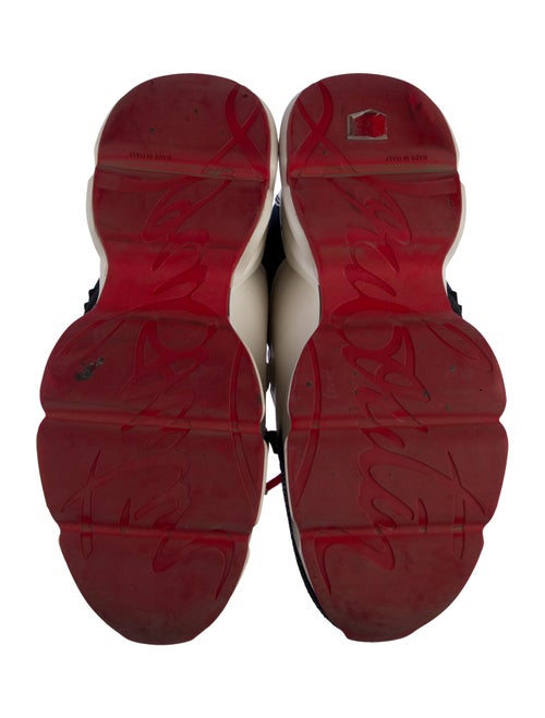 Christian Louboutin Neoprene Printed Athletic Sneakers